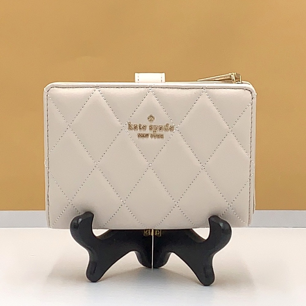 KATE SPADE Carey Medium Compact
Bifold Wallet Parchment Color - Picture 2 of 15